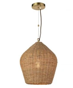 All Lighting Coastal Living Georgian Pendant (Natural)