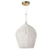 Coastal Living Georgian Pendant (White) All Lighting