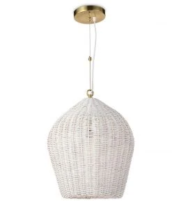 Coastal Living Georgian Pendant (White) All Lighting