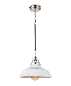 Coastal Living Maine Ceramic Pendant Large (White) All Lighting