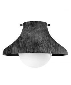 Coastal Living Surfside Wood Flush Mount (Ebony)