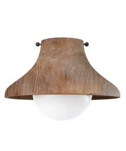 Coastal Living Surfside Wood Flush Mount (Natural) All Lighting