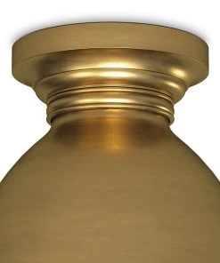 Southern Living Pantry Flush Mount (Natural Brass) All Lighting