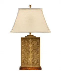 Wildwood Tea Box Lamp - Antique Patina