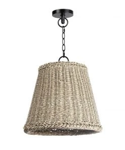 Coastal Living Augustine Outdoor Pendant Small (Weathered White)