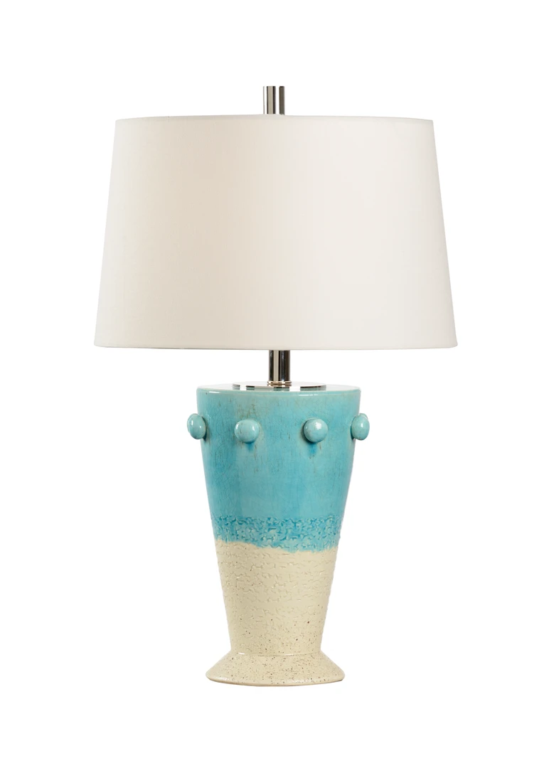 Table Lamps Wildwood Portofino Lamp - Aqua 3 Table Lamps Wildwood Portofino Lamp - Aqua