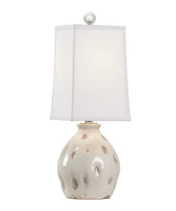 Wildwood Dimples Lamp - Taupe (Sm) Table Lamps