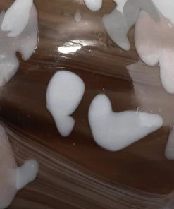 Jamie Young Artist Table Lamp In Espresso & Petal Glass