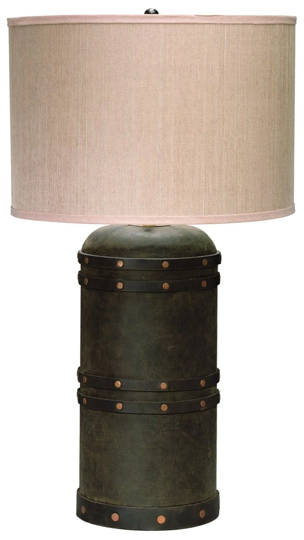 Table Lamps Jamie Young Barrel Table Lamp In Vintage Leather With Classic Drum Shade In Elephant Hemp 3 Table Lamps Jamie Young Barrel Table Lamp In Vintage Leather With Classic Drum Shade In Elephant Hemp