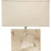 Table Lamps Jamie Young Borealis Table Lamp, Large In Alabaster With Large Rectangle Shade In Stone Linen 2 Table Lamps Jamie Young Borealis Table Lamp, Large In Alabaster With Large Rectangle Shade In Stone Linen