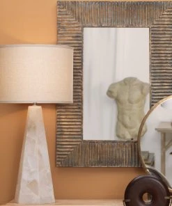 Jamie Young Borealis Hexagon Table Lamp With Large Drum Shade In Stone Linen Table Lamps 7 Jamie Young Borealis Hexagon Table Lamp With Large Drum Shade In Stone Linen Table Lamps