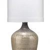 Jamie Young Damsel Table Lamp In Etched Mercury Glass