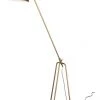 Jamie Young Franco Tri-Pod Floor Lamp In Antique Brass Floor Lamps