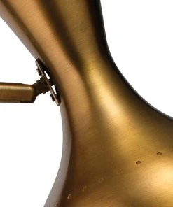 Floor Lamps Jamie Young Pisa Swing Arm Floor Lamp In Antique Brass Metal