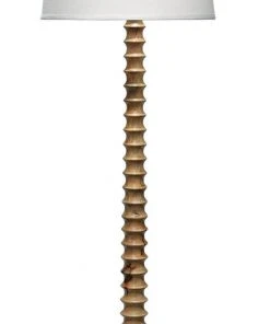 Jamie Young Revolution Floor Lamp In Bleached Wood Floor Lamps