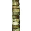 Jamie Young Stacked Horn Floor Lamp In Horn With Large Drum Shade In Elephant Hemp Floor Lamps