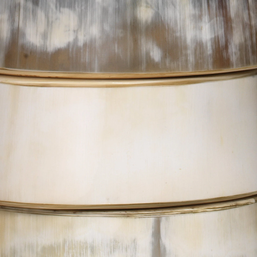 Jamie Young Stacked Horn Table Lamp In Horn With Medium Drum Shade In Elephant Hemp Table Lamps 4 Jamie Young Stacked Horn Table Lamp In Horn With Medium Drum Shade In Elephant Hemp Table Lamps