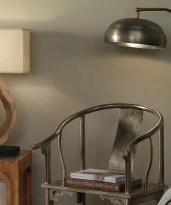 Jamie Young Steam Punk Floor Lamp In Gun Metal