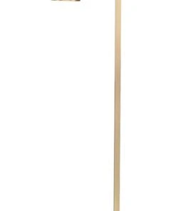 Jamie Young Tear Drop Floor Lamp In Soft Antique Brass Metal