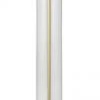 Jamie Young Vanderbilt Floor Lamp In Brass With Large Drum Shade In White Linen 2 Jamie Young Vanderbilt Floor Lamp In Brass With Large Drum Shade In White Linen