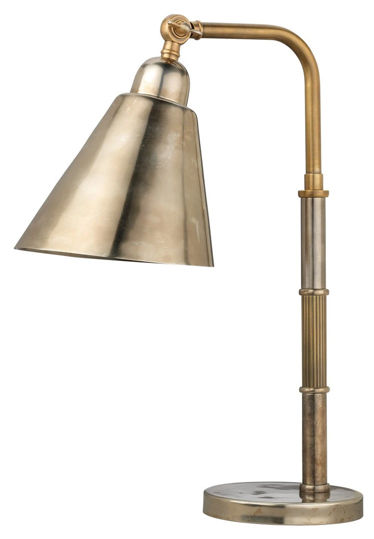 Table Lamps Jamie Young Vilhelm Task Lamp In Antique Brass/Silver Metal 3 Table Lamps Jamie Young Vilhelm Task Lamp In Antique Brass/Silver Metal