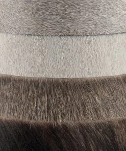 Jamie Young Winslow Table Lamp In White, Light Grey & Dark Grey Hide