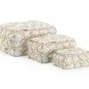 Chelsea House Set Of 3 White Shell Boxes DECOR