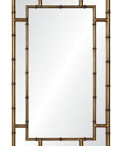 Mirror Home Gold Leaf Iron Mirror DECOR