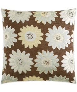 D.V. Kap Daisy May Aqua Throw Pillow