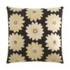 DECOR D.V. Kap Daisy May Black Throw Pillow