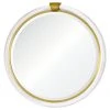 Mirror Home Acrylic & Brass Round Mirror