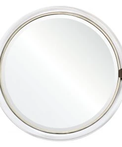 Mirror Home Acrylic & Nickel Round Mirror DECOR