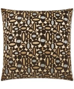 D.V. Kap Centric Aqua Throw Pillow