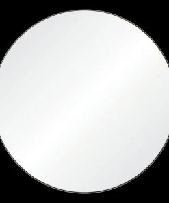 DECOR Mirror Home Polished Stainless Steel Round Mirror