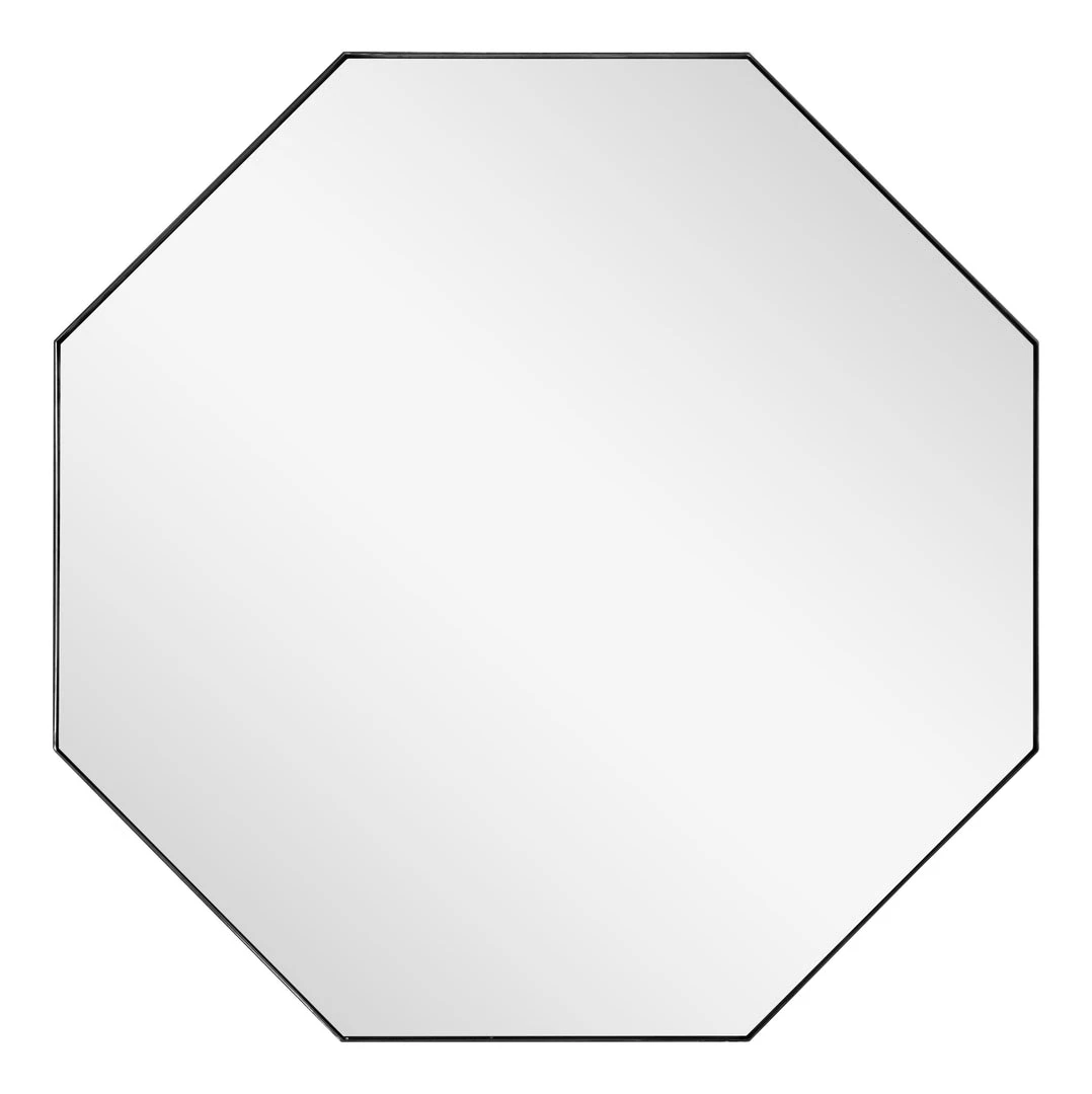 Mirror Home Octagonal Black Nickel Mirror DECOR 3 Mirror Home Octagonal Black Nickel Mirror DECOR