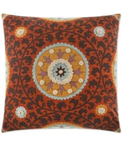 D.V. Kap Tribal Thread Rust Throw Pillow DECOR