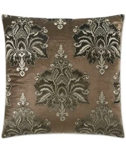 DECOR D.V. Kap Taj Mahal Brown Throw Pillow