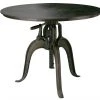 Jamie Young Americana Crank Table In Gun Metal DINING ROOM