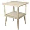 Jamie Young Arlo Side Table In Grey Wood Side & End Tables