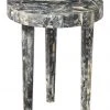 Jamie Young Large Artemis Side Table In Black Resin Side & End Tables