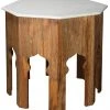 Side & End Tables Jamie Young Large Atlas Side Table In White Marble
