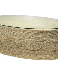 Jamie Young Barbados Oval Coffee Table