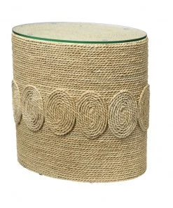 Jamie Young Barbados Oval Side Table Side & End Tables