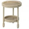 Side & End Tables Jamie Young Delta Side Table In White Rope