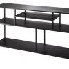 Jamie Young Element Shelved Console Table In Black Iron LIVING ROOM