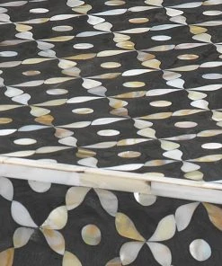 Side & End Tables Jamie Young Evelyn Inlay Side Table In Mother Of Pearl