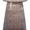 Side & End Tables Jamie Young Plateau Side Table In Burnt Sienna Reactive Glaze Ceramic