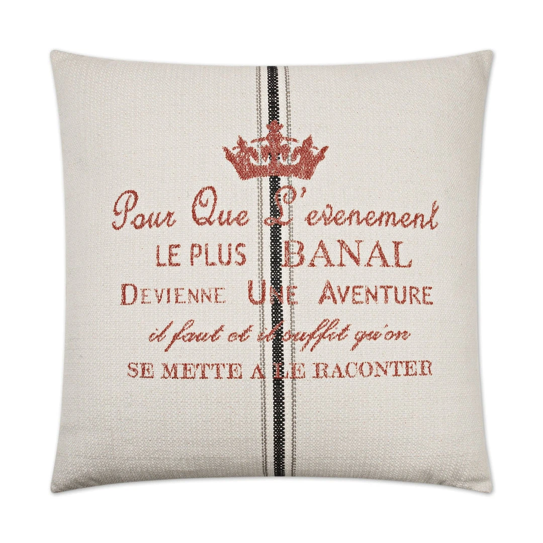 D.V. Kap Aventure Natural Throw Pillow 3 D.V. Kap Aventure Natural Throw Pillow