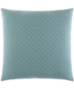 D.V. Kap Full Circle Aqua Throw Pillow