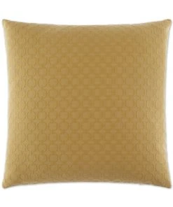 DECOR D.V. Kap Full Circle Yellow Throw Pillow